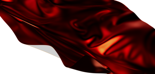 Luxurious red silk fabric with elegant drapes. Perfect for backgrounds, fashion, and luxury designs.