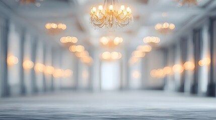 Elegant Ballroom with Chandeliers
