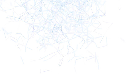 Abstract graphic of connected lines, representing network, technology, data, communication. Ideal for tech, science, or digital design projects.