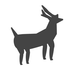 deer silhouette vector