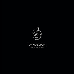 Modern Illustration of a Dandelion Logo Design