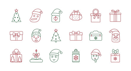 Christmas Icon Set Themes