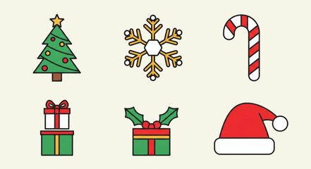 Christmas Icon Set Themes