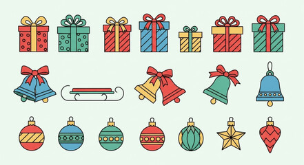 Christmas Icon Set Themes
