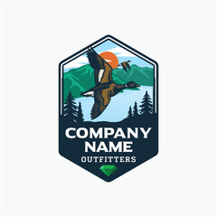 Duck Hunting logo design