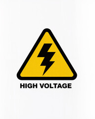 high voltage sign