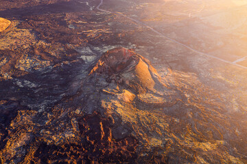 Caldera Volcano, Lanzarote, Canary Islands, Spain © engel.ac