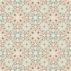 Soft Pastel Moroccan Hijab Pattern Design