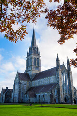 The beautiful Gothic Revival architecture of St Mary’s Cathedral, completed in 1855, next to the...
