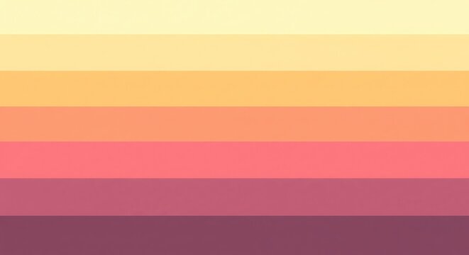 Sunrise Gradient Layers. Minimalist Warm Abstract Background.