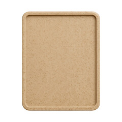 PNG Rectangular cork board texture.