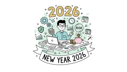 Financial planning and risk assessment for the New Year 2026 Business goals and future investment