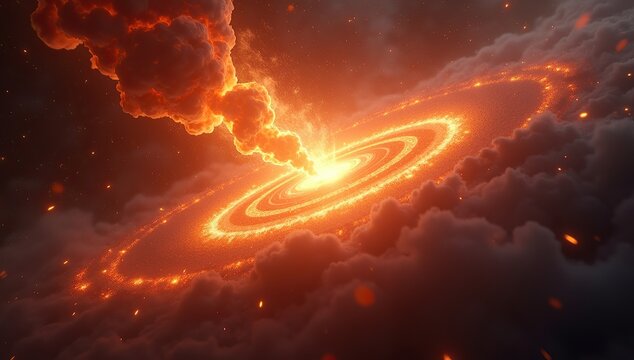 “Futuristic Blue Cosmic Mandala – Glowing Neon Energy Pattern | Digital Abstract Symmetry Art”