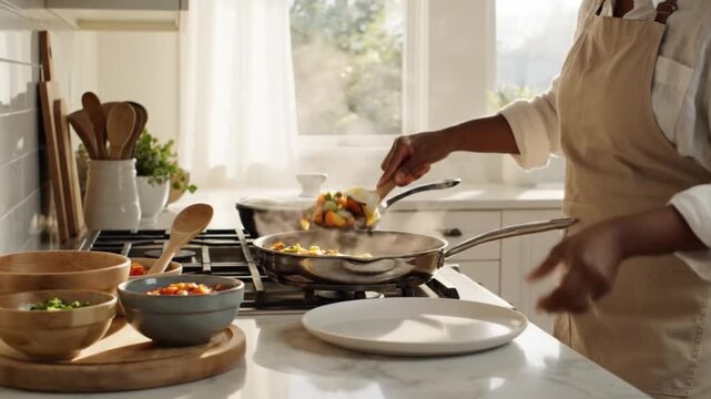 Home Chef Creation Quick Recipe Demonstration Montage