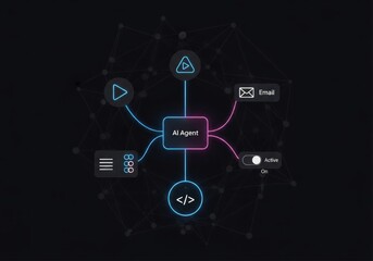 Ai agent orchestrating digital services and information flow