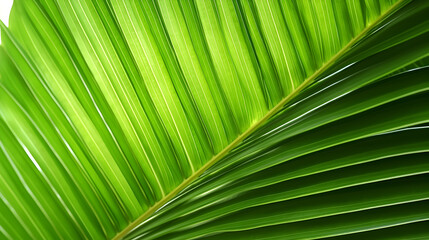 Green leaf texture shows vivid lines in sunlight. Use for tropical, botanical, or summer-themed designs, or fresh product advertising.