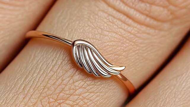 This stunning wing ring highlights intricate design and exquisite craftsmanship, perfect for adding elegance to any outfit