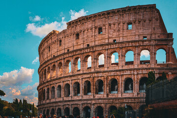 Historic Colosseum Landmark in Rome, Italy