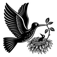 eagle with wings