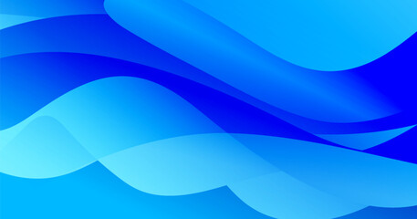 Abstract blue wave background with smooth flowing curves and soft gradient tones. The modern, calming design creates a clean and fluid visual suitable for digital graphics, presentations, websites