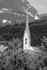 Egna, historic village in Bolzano province, Italy