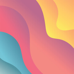 Paper cut abstract background, vector background