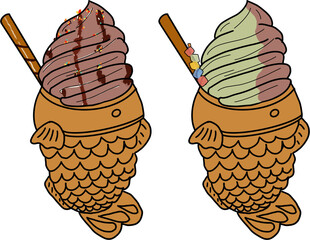 한국 길거리음식 붕어빵 