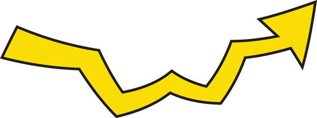 Vibrant set of bold yellow 3D arrow icons pointing in multiple directions—perfect for navigation, call-to-actions, web design, and interactive projects in scalable vector format.