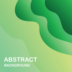 Paper cut abstract background, vector background