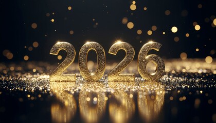 Festive Gold 2026 Background