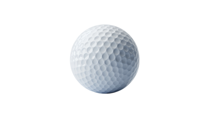 Crisp, detailed golf ball with dimpled texture, ready for your next winning shot and sporting design.