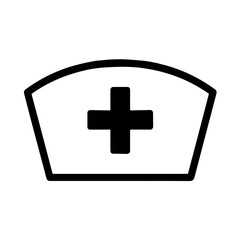 Obraz premium Nurse Cross Icon
