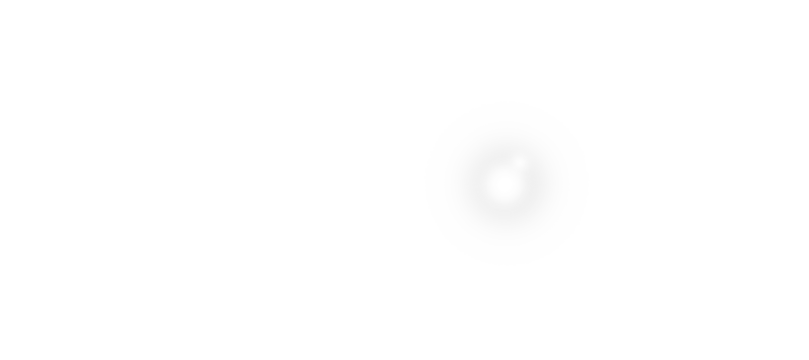Light effect: four distinct light orbs on black