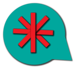 Fototapeta premium Asterisk star icon