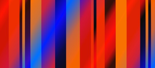 Seamless Retro Colorful Striped Pattern with Vertical Lines in Autumn Tones for Textile and Wallpaper Design. Illustration	