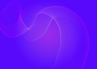 Blue Purple Soft Glow Abstract Wave Background