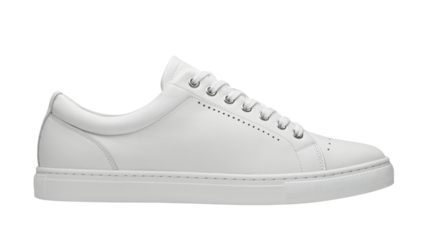 Sleek modern white leather sneaker for stylish everyday wear and active lifestyles, offering comfort and versatile fashion appeal.
