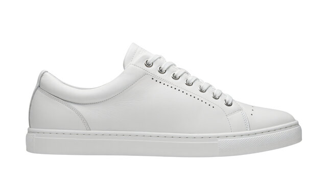 Sleek modern white leather sneaker for stylish everyday wear and active lifestyles, offering comfort and versatile fashion appeal.