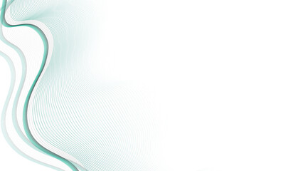 Abstract blue wave background with paper-texture 3D frame design.