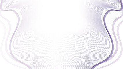 Abstract business paper template vector illustration featuring a clean, blank white sheet with a subtle 3D wave pattern decoration. Abstract blue wave design background