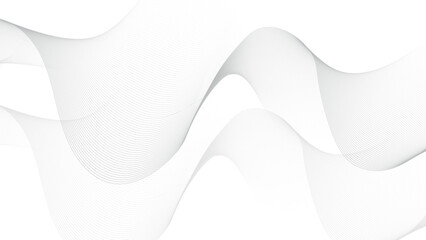 Abstract line wave background. business background lines wave abstract stripe design. Abstract grey, white smooth element. abstract gray wave curve lines banner design	