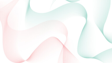 Abstract vector background with smooth blue curve wave lines pattern and light motion flow design. Colorful flowing wave vector background with smooth rainbow curves. wave illustration for wallpaper.