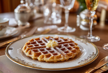 Gaufres à la flamande, Flemish waffle