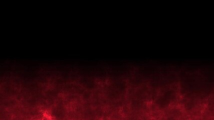 A dark background with a red smoky texture at the bottom fading into the darkness above it - Powered by Adobe