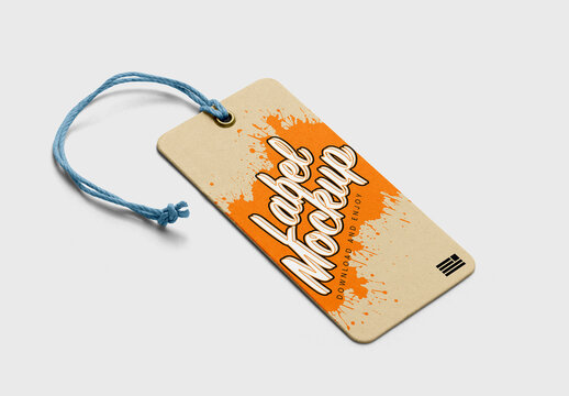 Perspective Fashion Label Mockup