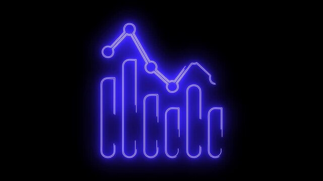 presentation icon viduo neon animation