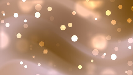 Abstract Luxury Bokeh Background in Warm Golden Beige Tones