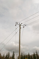 high voltage power lines