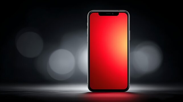 Modern smartphone with sleek touchscreen design high-tech features vibrant display portable electronics innovative mobile device for communication and digital connectivity