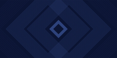 Fototapeta premium Symmetrical Chevron Lines Gradient Background in Dark Navy Blue with Subtle Light Blue Tones Creating a Sophisticated and Modern Geometric Pattern